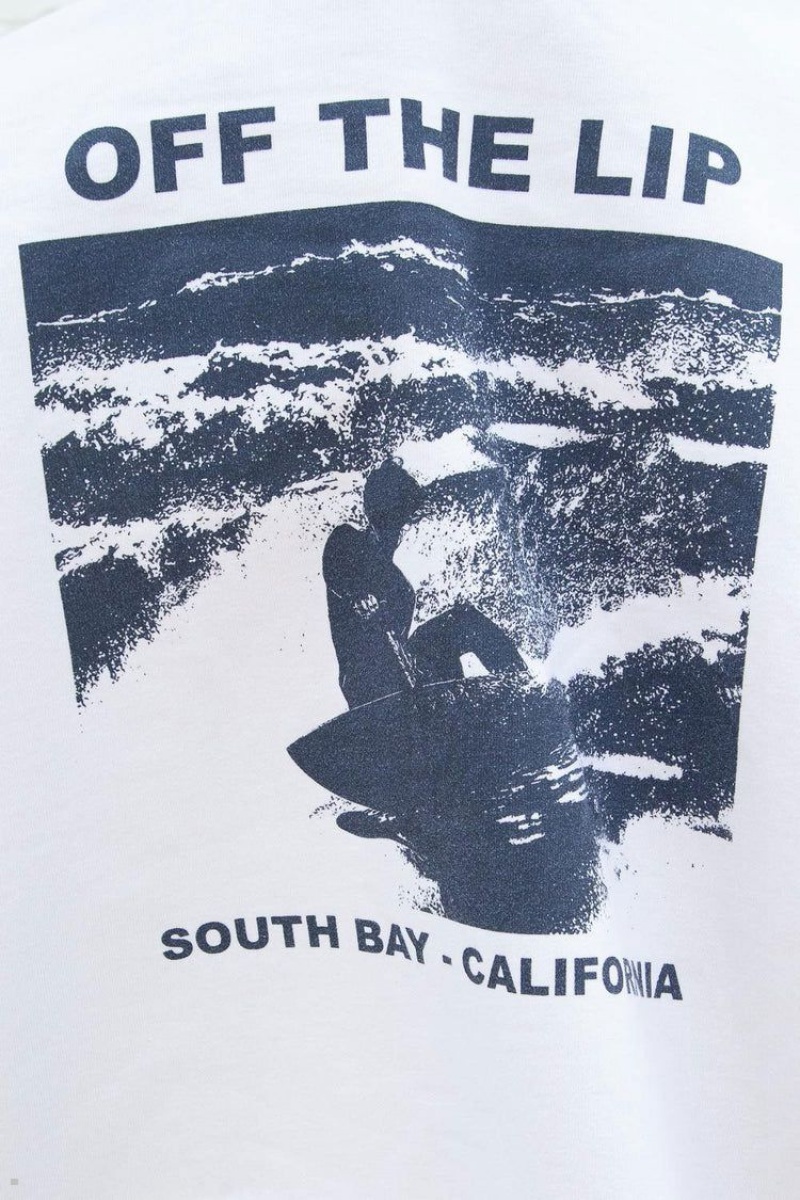 Sweat a Capuche Brandy Melville Christy South Bay California Blanche | HBS-32086603